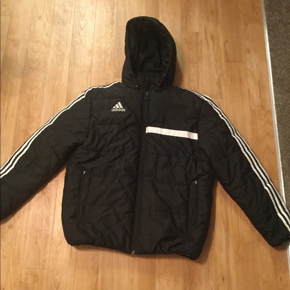 Addidas Size L Puffer hooded jacket